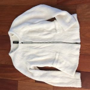 Marc Cain White Fur Jacket Size N3 US size 8